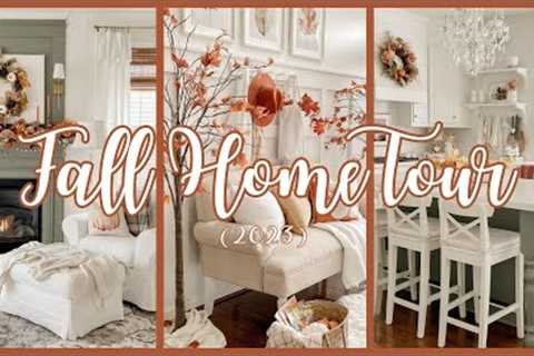 🍁 2023 FALL HOME TOUR 🍁|| COZY AND INVITING FALL DECOR IDEAS || COTTAGE STYLE AUTUMN DECOR