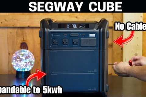 Segway CUBE First Look - Modular Powerstation without Cables