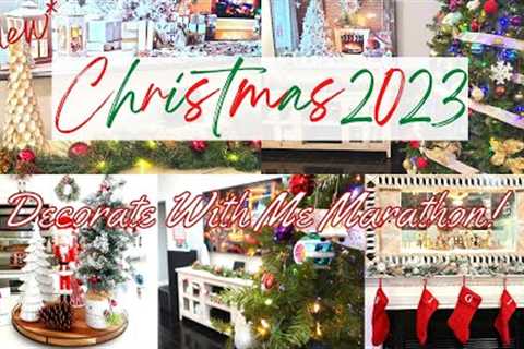 CHRISTMAS 2023 DECORATE WITH ME! | CHRISTMAS 2023 DECORATING IDEAS | Christmas Home Tour