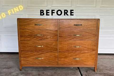 I WAS SURPRISED BY THIS FURNITURE MAKEOVER | Easy Furniture Painting