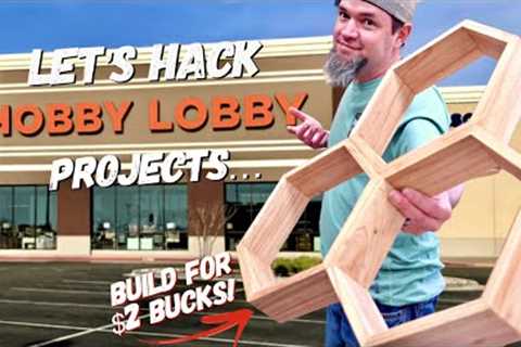 6 Hobby Lobby Woodworking Projects  - Low Cost High Profit - Make Money Woodworking (Episode 15)