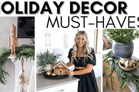 HOLIDAY DECOR MUST-HAVES || 2023 CHRISTMAS DECORATING IDEAS || TIMELESS HOLIDAY DECOR STAPLES