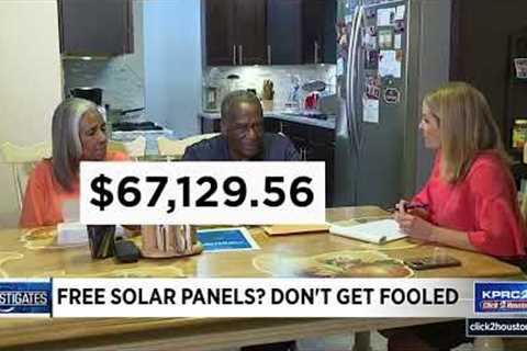 Free solar panels? Don''t get fooled