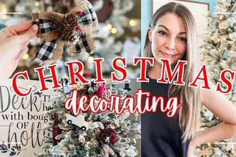 🎄NEW! 2023 CHRISTMAS DECORATE WITH ME / DECORATING FOR CHRISTMAS 2023 / CHRISTMAS HOMEMAKING