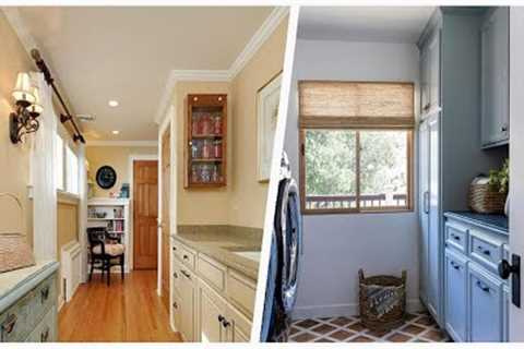 75 Laundry Room With Raised-panel Cabinets And Gray Backsplash Design Ideas You''ll Love 🌈