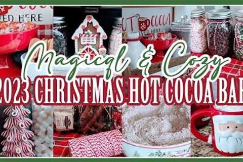 🌲NEW! 2023 MAGICAL & COZY CHRISTMAS HOT COCOA BAR│ MRS CLAUS GINGERBREAD FARMHOUSE CHRISTMAS..