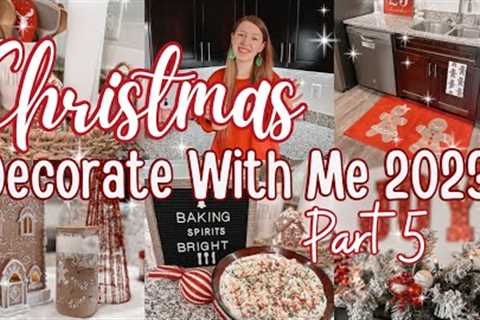 Christmas Decorate With Me 2023 Part 5! Decorating My Kitchen For CHRISTMAS 2023!