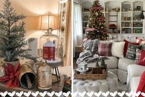 Creating a Warm Haven: Cozy Cottage-Inspired Christmas Living Room Decor Ideas