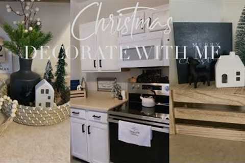 🌲CHRISTMAS DECORATE WITH ME 2023 | COZY KITCHEN DECORATING IDEAS | NEUTRAL COZY KITCHEN DECOR 🌲