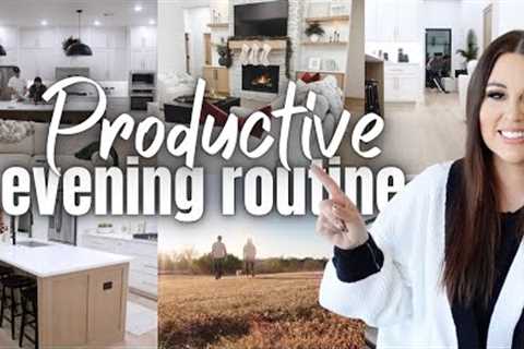 2023 PRODUCTIVE EVENING ROUTINE | WINTER EVENING ROUTINE 2023 | CHRISTMAS EVENING ROUTINE 2023