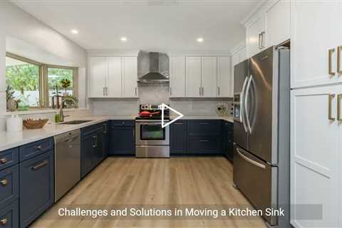 Can Kitchen Sink Be Moved