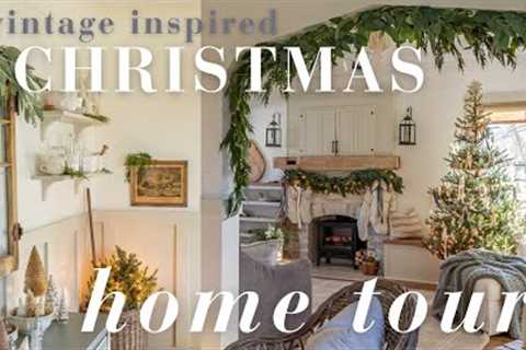 Old Fashioned CHRISTMAS Home Tour 2023 | Cozy Cottage Inspiration | Vintage Inspired Decor