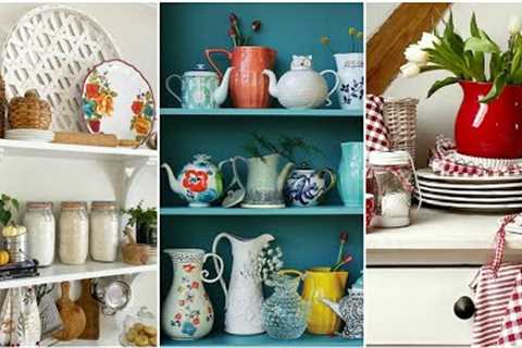 Chic cottage kitchen decorating ideas. Shabby chic kitchen decoration tips.