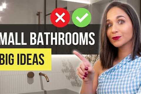 ✅ TOP 10 Ideas for SMALL BATHROOMS | Interior Design Ideas and Home Decor | Tips and Trends