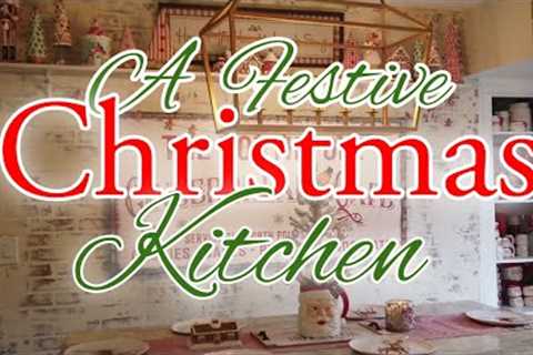 🎄 NEW 🎀 CHRISTMAS KITCHEN DECORATE WITH ME 2023 | A FESTIVE CHRISTMAS KITCHEN 🎁 #christmas2023