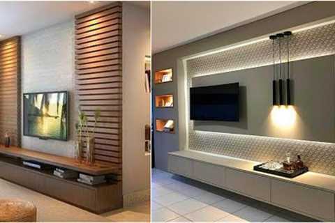 200 Modern Living Room TV Cabinet Design 2023 | TV Wall Unit | Home Interior Wall Decorating Ideas