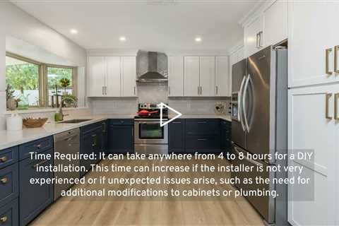 How Long Does It Take To Install A Kitchen Sink