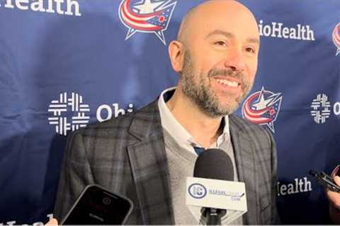 Blue Jackets head coach Pascal Vincent making his first trip back to Winnipeg as a head coach