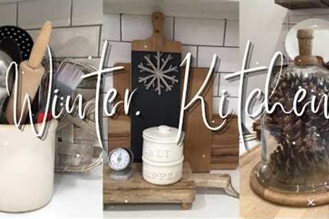 2024 WINTER KITCHEN REFRESH || DECORATING THE HEART OF MY HOME || KITCHEN RESET