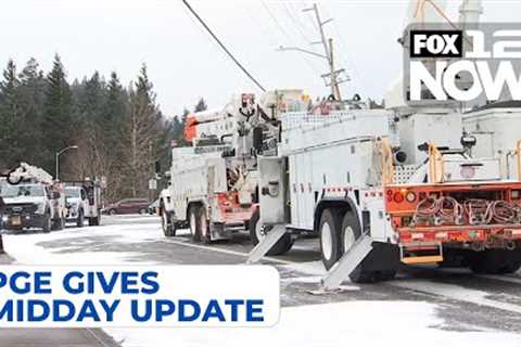 LIVE: PGE gives midday update as 119,000 still without power