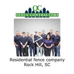 Residential fence company Rock Hill, SC - QC Fence Contractors