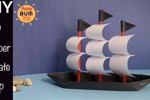 DIY PIRATE SHIP I HOW TO MAKE PAPER SHIP I DIY ORIGAMI SHIP I EASY DIY PAPER CRAFTS