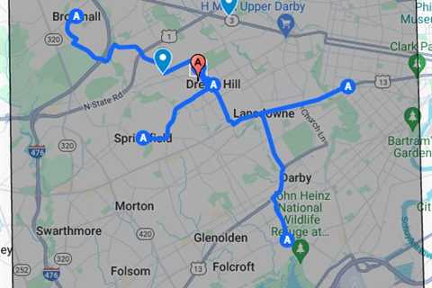 HVAC contractor Drexel Hill, PA – Google My Maps