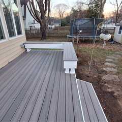 Makeover Monday: New Deck and Bench in Annapolis, MD