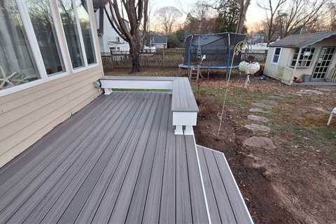 Makeover Monday: New Deck and Bench in Annapolis, MD