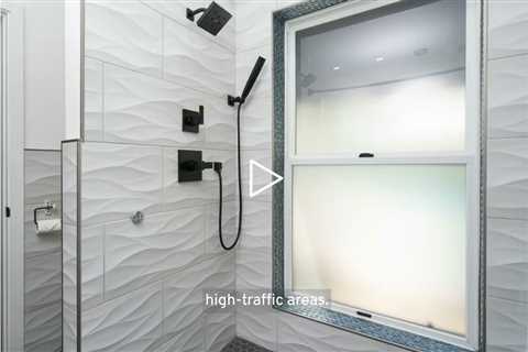 Using Large Format Tiles for a Seamless Shower Wall Look