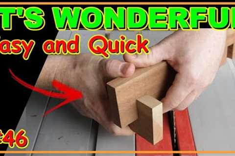 IT''S WONDERFUL, EASY, AND QUICK TO MAKE - STEP BY STEP WOODWORKING PROJECT (VIDEO #46) #woodworking