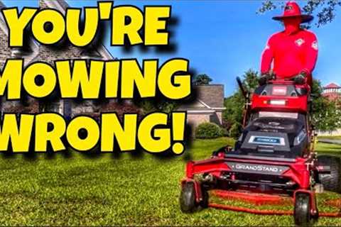 Lawn Mowing | Changing Mowing Heights | Can you live off MOWING LAWNS?