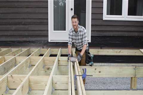 Framing and Joist Installation for Outdoor Living Spaces