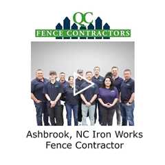 Ashbrook, NC Iron Works Fence Contractor - QC Fence Contractors
