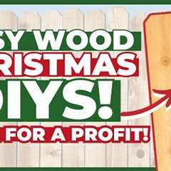 Easy 1-Board Wood Christmas DIY Projects To Make (+ SELL) this Holiday!💰🌲 Fence Picket DIYs