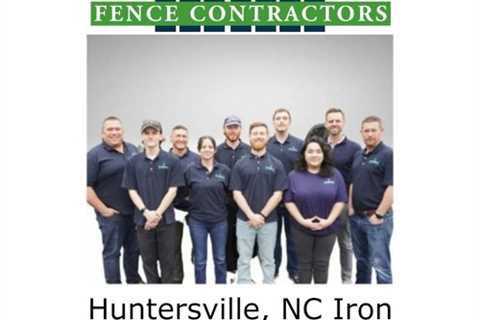 Huntersville, NC Iron works fence contractor