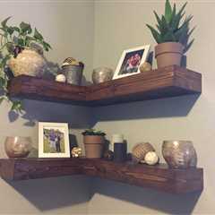 Corner Floating Shelves - Wicked Handy