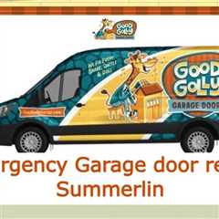 Emergency Garage door repair Summerlin