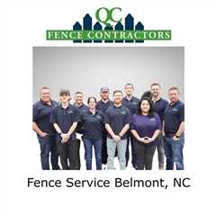 Fence Service Belmont, NC - QC Fence Contractors Belmont NC