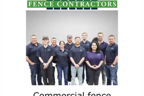 Commercial fence contractor Matthews, NC