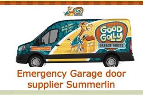 Emergency Garage door supplier Summerlin - Good Golly Garage Doors