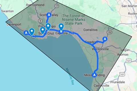 Water leak repair Santa Cruz, CA 95060 - Google My Maps