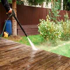 Maximizing the Effectiveness of Power Washing by Scrubbing in the Direction of Wood Grain