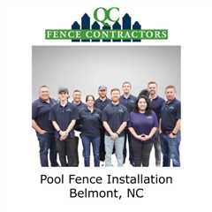 Pool Fence Installation Belmont, NC