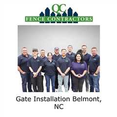 Gate Installation Belmont, NC - QC Fence Contractors Belmont NC