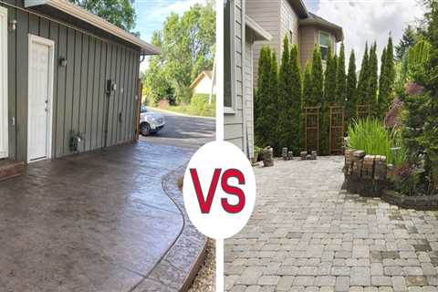 Concrete vs. brick vs. stone: A Comparison for Sidewalk Cleaning