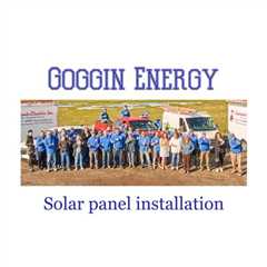 Solar panel installation