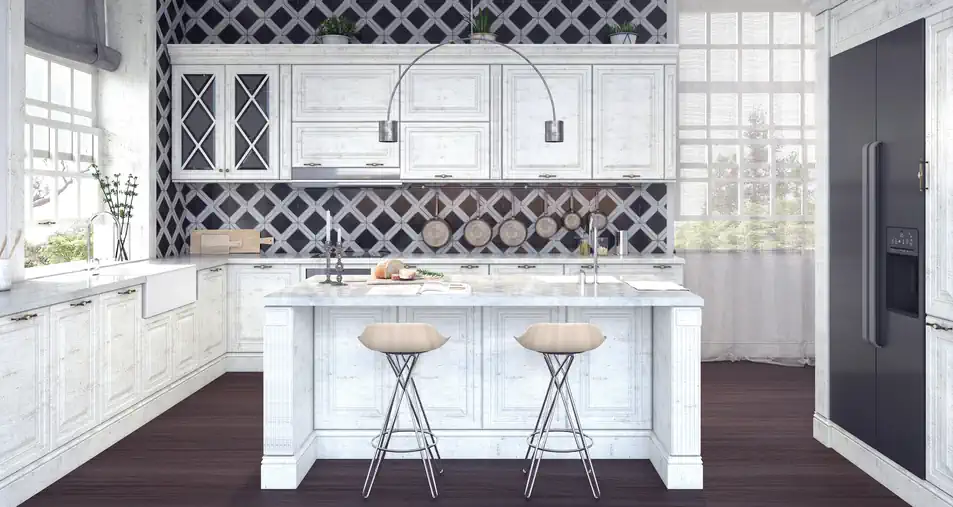 How To Decorate Your Kitchen Using Black And White