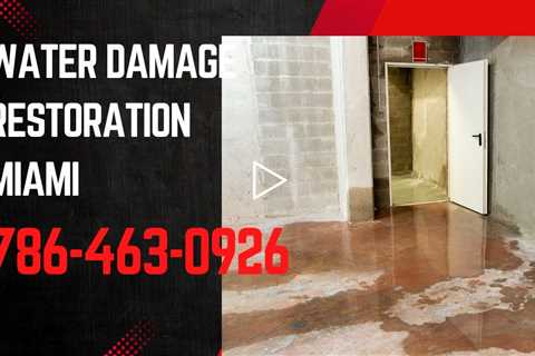 Water Damage Restoration Miami Commercial & Residential Flood Remediation Call For A Quote Today