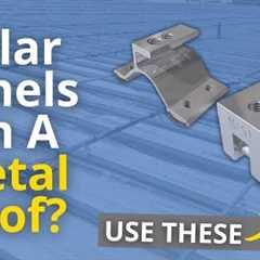How to Attach Solar Panels to a Metal Roof (standing seam and corrugated)